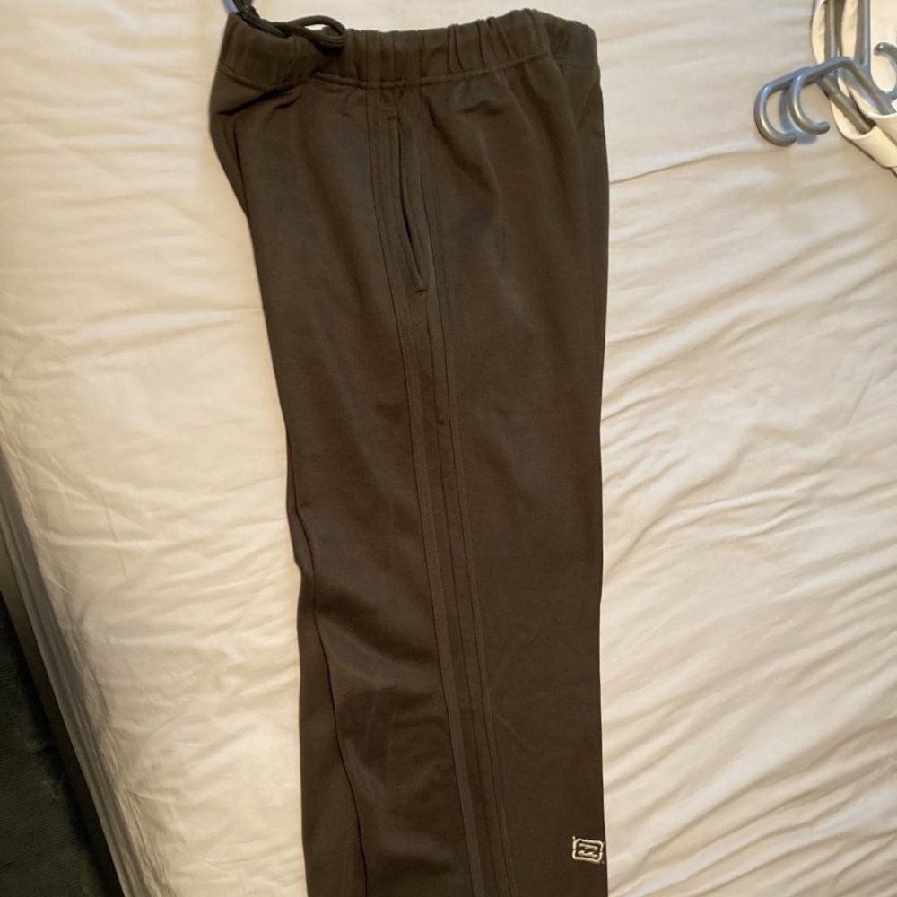 Used Men's Billabong track pants dark brown SMALL